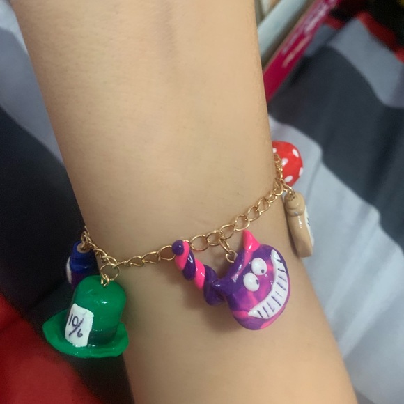 Alice in wonderland charm bracelet
